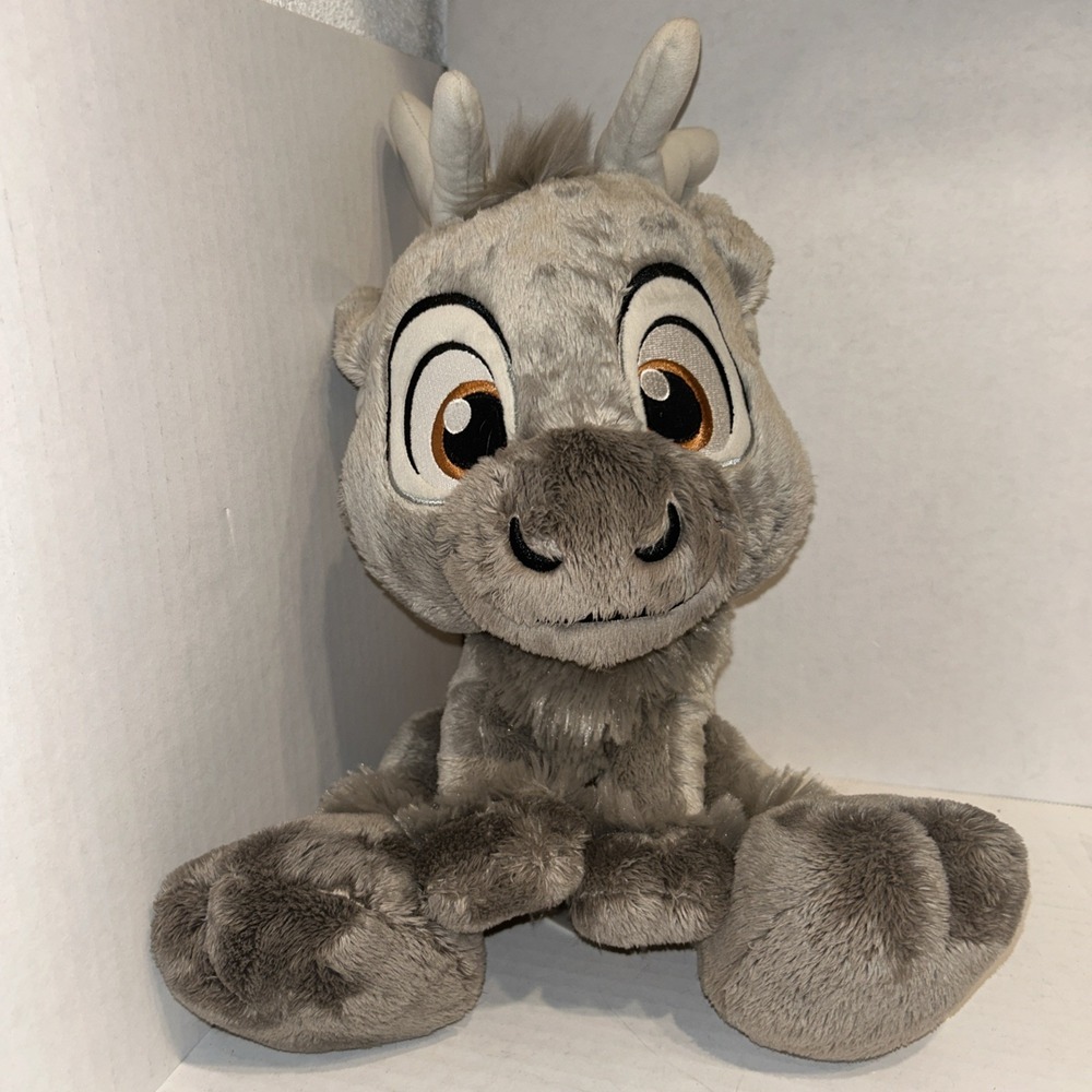 Disney Parks Resort Frozen Sven Reindeer 12 Big Feet Plush Stuffed Exclusive Toy